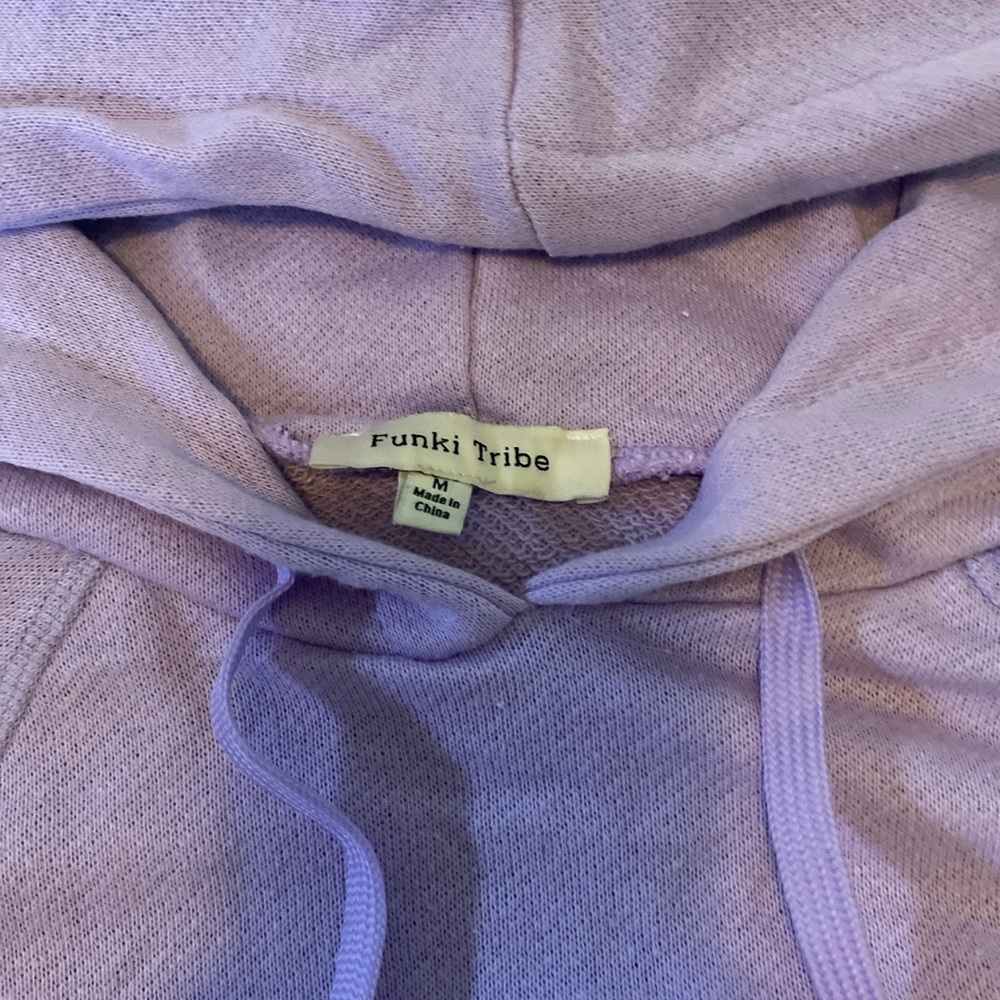 Funki Tribe Lavender set Hoodie Size Medium Short Size Small